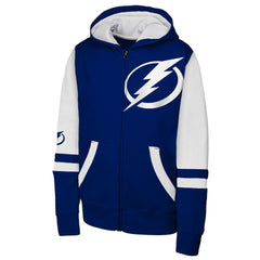 Tampa Bay Lightning Youth Face Off Full-Zip Hoodie