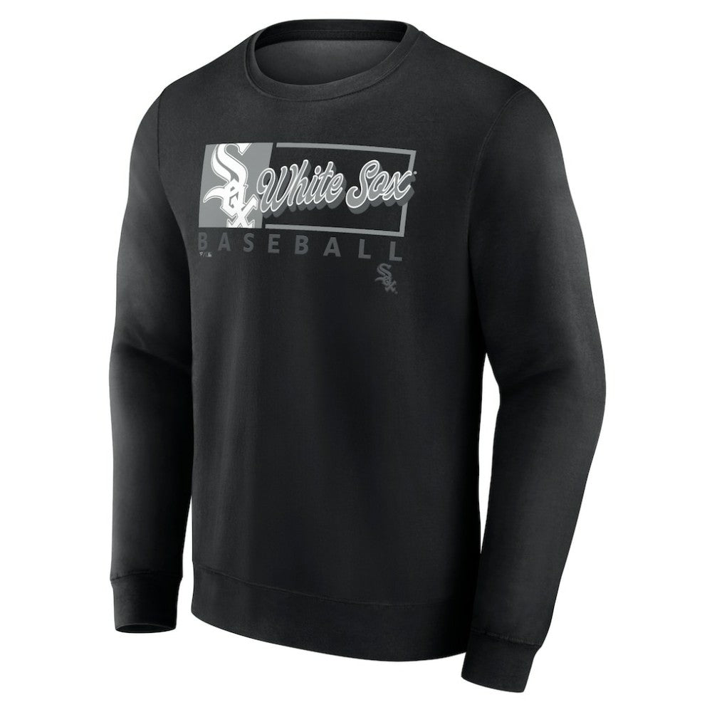 Chicago White Sox Profile Big & Tall Pullover Sweatshirt - Black