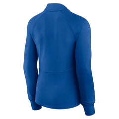Chicago Cubs Women's Elements Raglan Tri-Blend Quarter-Zip Top - Royal