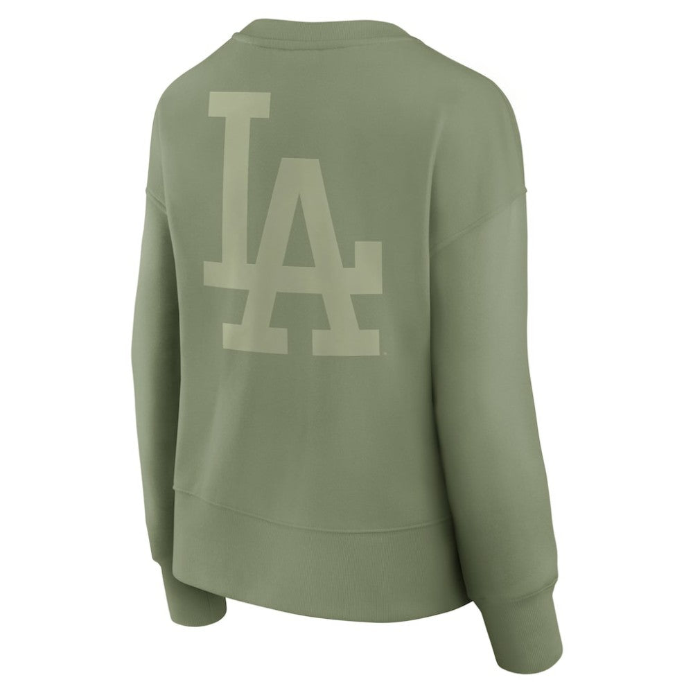 Los Angeles Dodgers Women's Elements Flow Pullover Sweatshirt - Green