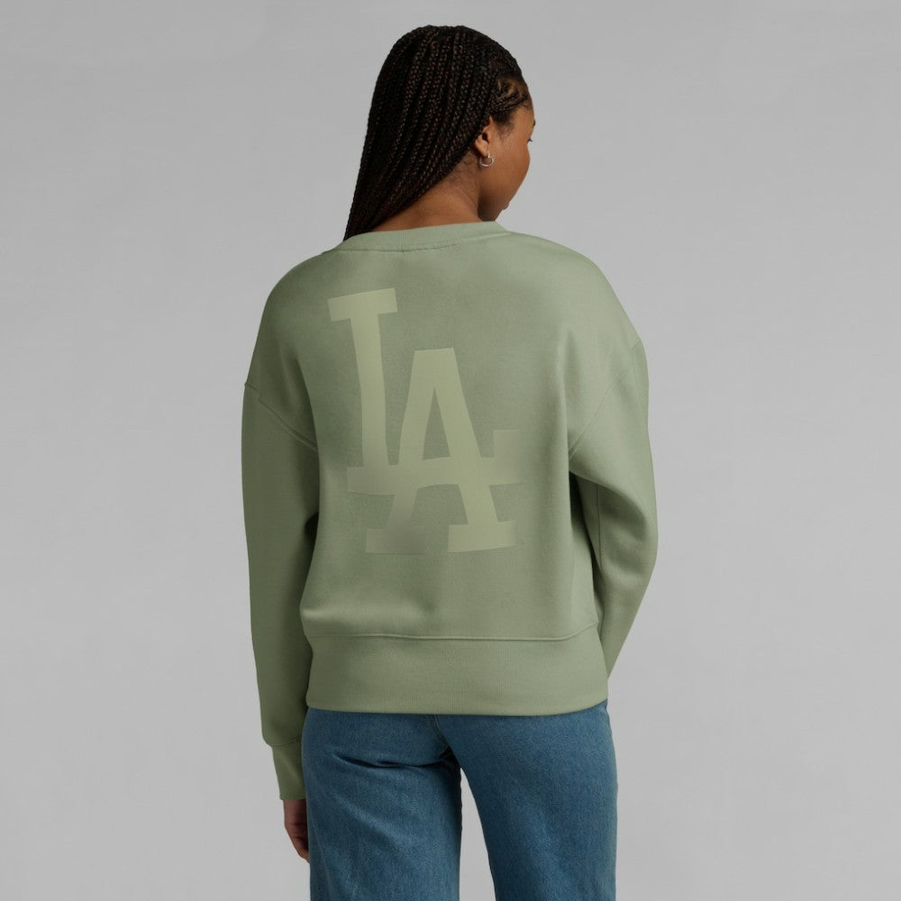 Los Angeles Dodgers Women's Elements Flow Pullover Sweatshirt - Green