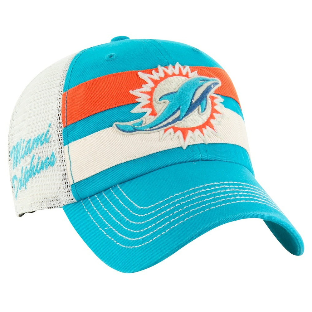 NFL Miami Dolphins '47 Clubhouse Boon Clean-Up Trucker Adjustable Hat