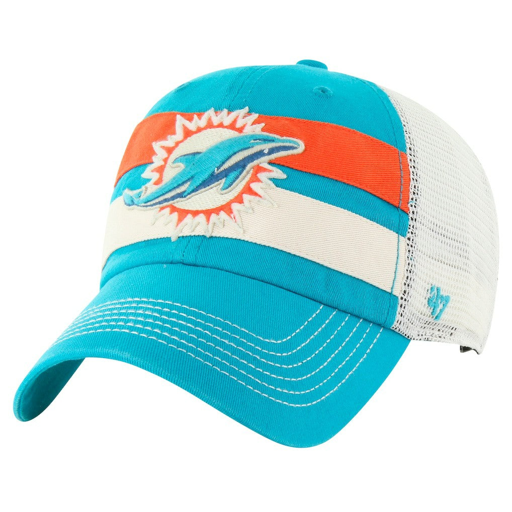 NFL Miami Dolphins '47 Clubhouse Boon Clean-Up Trucker Adjustable Hat