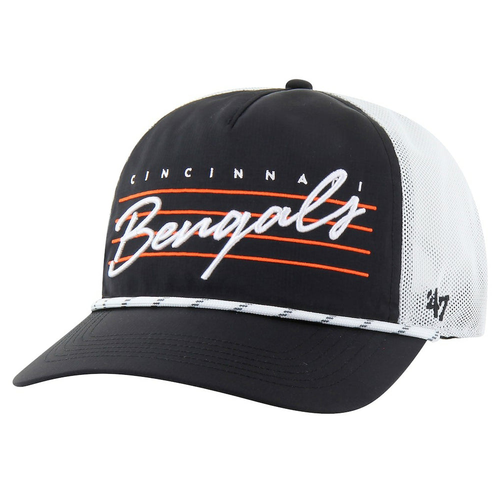 NFL Cincinnati Bengals '47 Downburst Relaxed Hitch Trucker Adjustable Hat