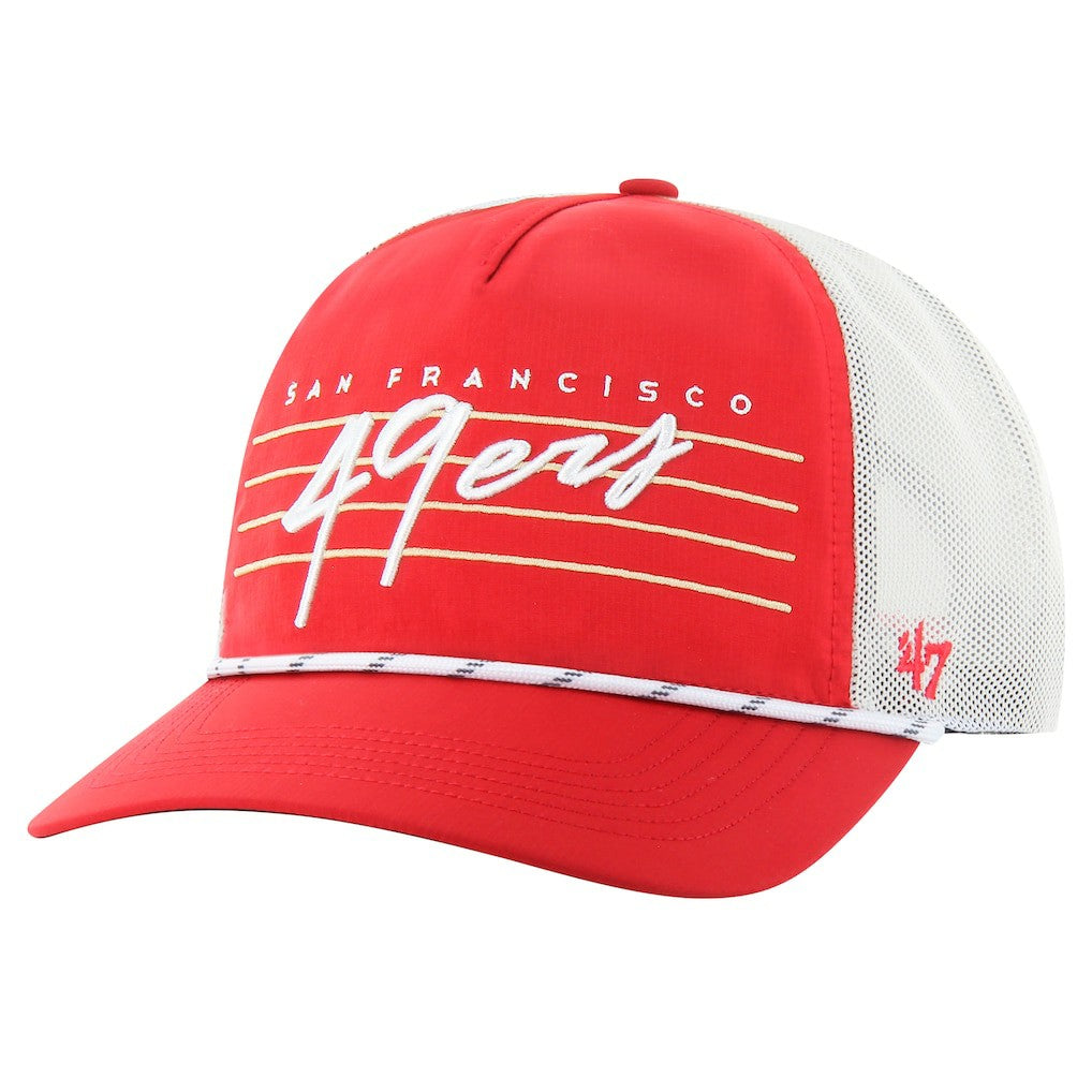 NFL San Francisco 49ers '47 Downburst Relaxed Hitch Trucker Adjustable Hat