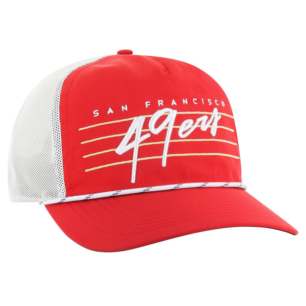 NFL San Francisco 49ers '47 Downburst Relaxed Hitch Trucker Adjustable Hat
