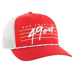 NFL San Francisco 49ers '47 Downburst Relaxed Hitch Trucker Adjustable Hat