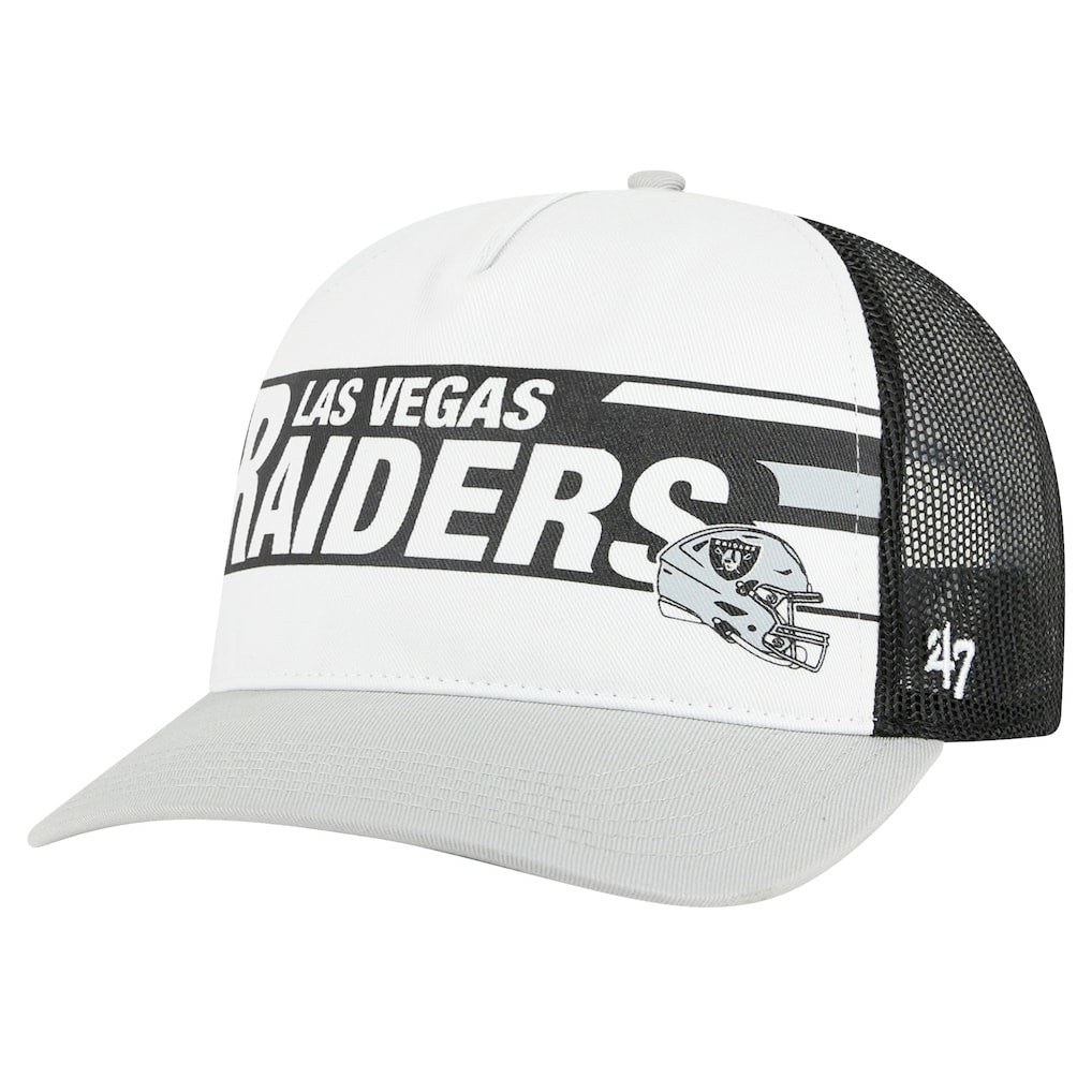 NFL Las Vegas Raiders '47 Stack Line Hitch Trucker Adjustable Hat