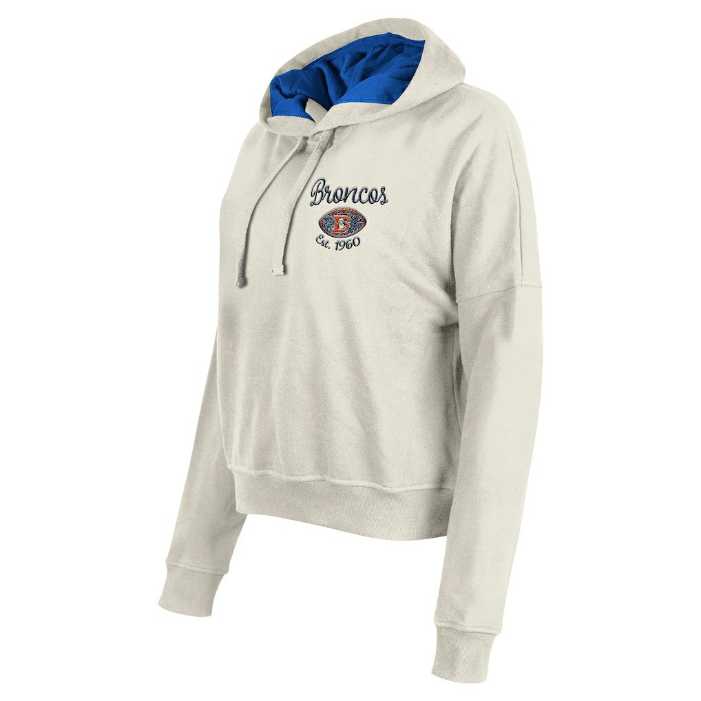 NFL Denver Broncos Women's 3rd Down Historic Pullover Hoodie