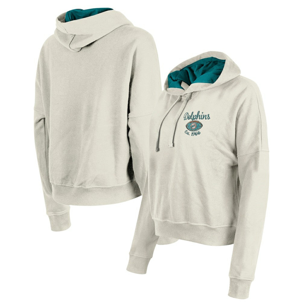 NFL Miami Dolphins Women's 3rd Down Historic Pullover Hoodie