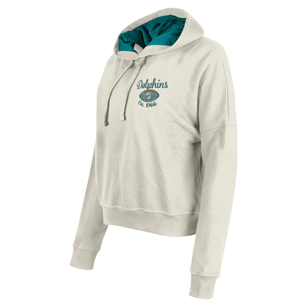 NFL Miami Dolphins Women's 3rd Down Historic Pullover Hoodie