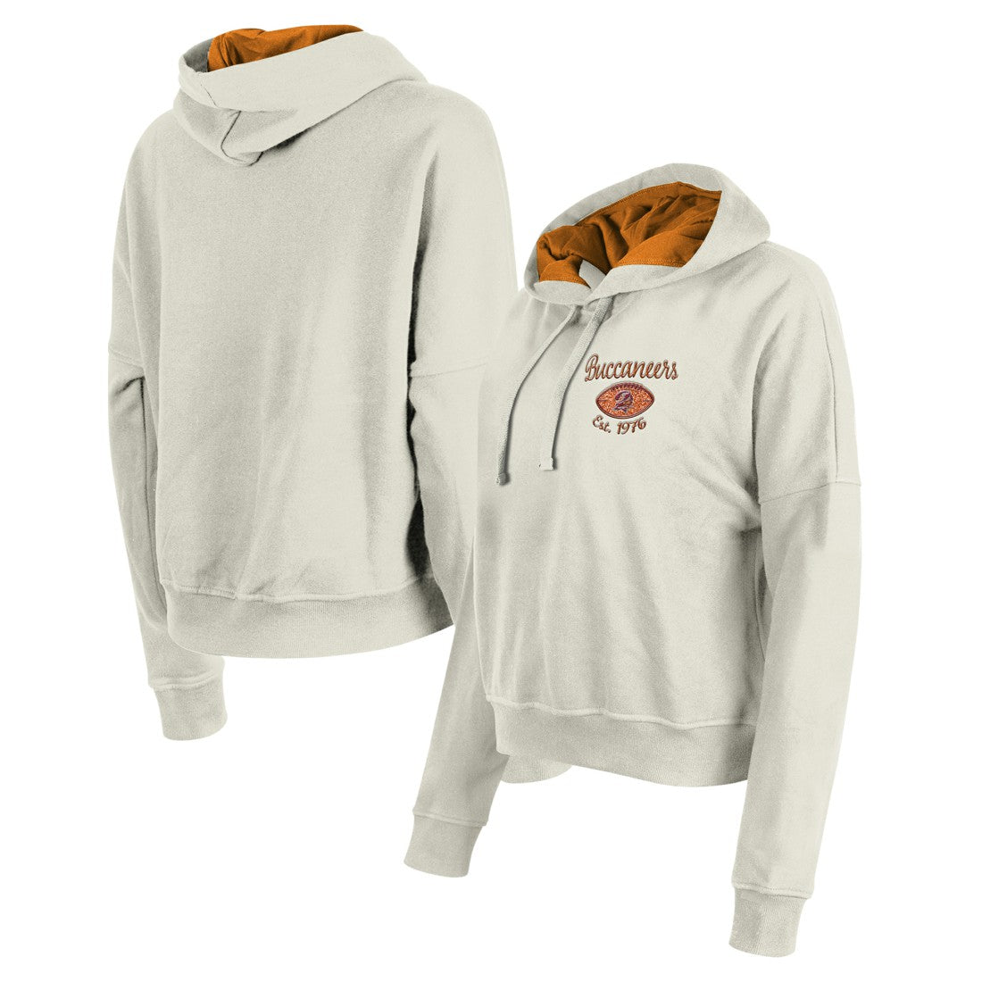 NFL Tampa Bay Buccaneers Women's 3rd Down Historic Pullover Hoodie