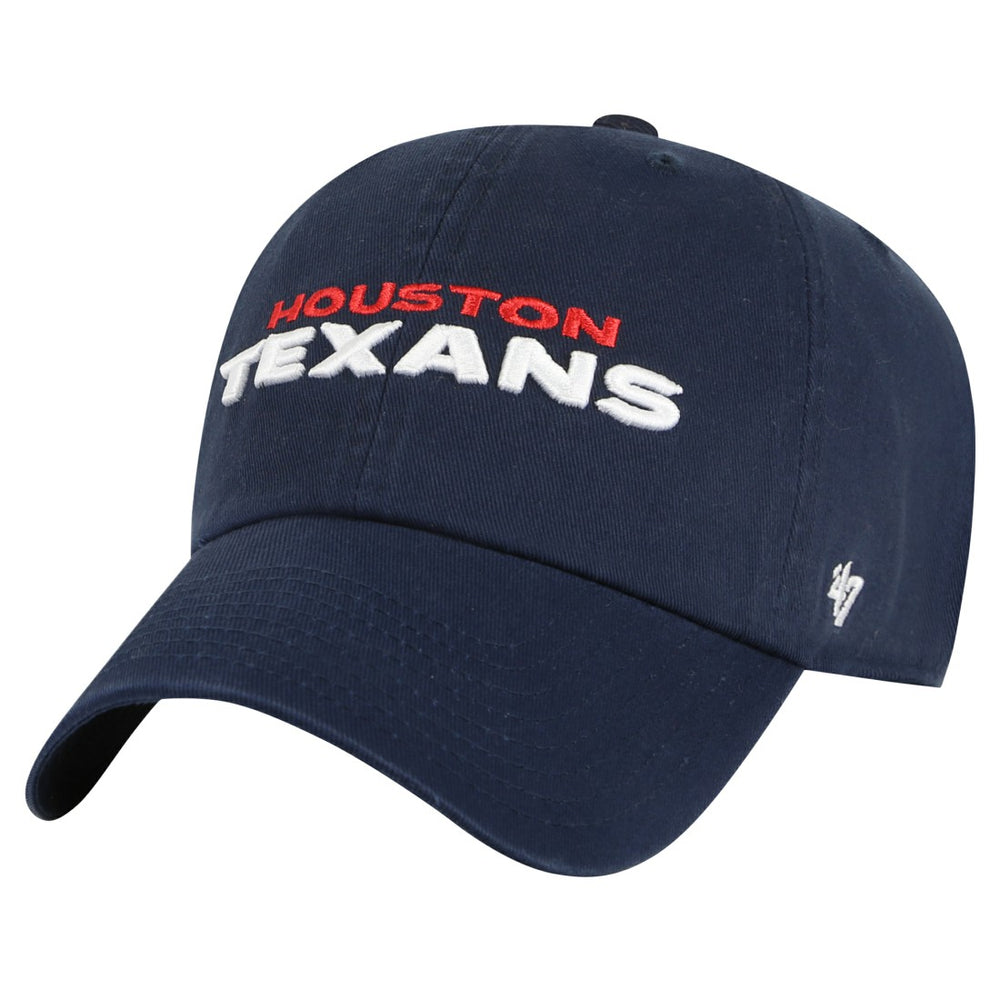 NFL Houston Texans '47 Clean Up Team Script Adjustable Hat