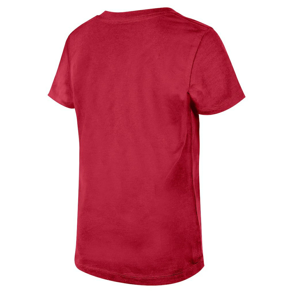 NFL Arizona Cardinals Girls Youth Flip Sequin V-Neck T-Shirt