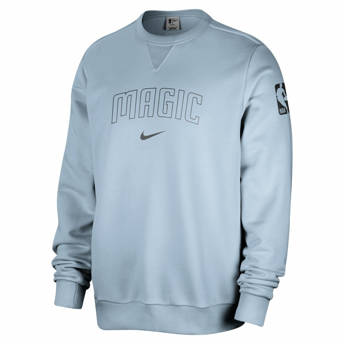 Orlando Magic Courtside Standard Issue Performance Pullover Sweatshirt - Light Blue | Nike on sale