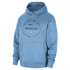 Memphis Grizzlies 2024/25 Spotlight On-Court Practice Performance Pullover Hoodie - Light Blue | Nike cheap