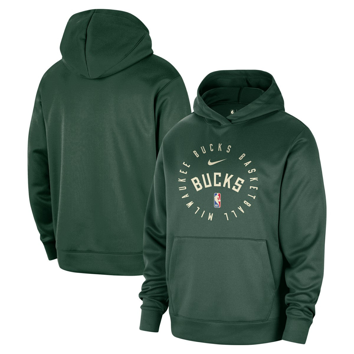 Milwaukee Bucks 2024/25 Spotlight On-Court Practice Performance Pullover Hoodie - Hunter Green | Nike outlet