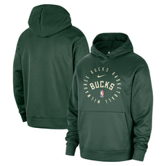Milwaukee Bucks 2024/25 Spotlight On-Court Practice Performance Pullover Hoodie - Hunter Green | Nike outlet