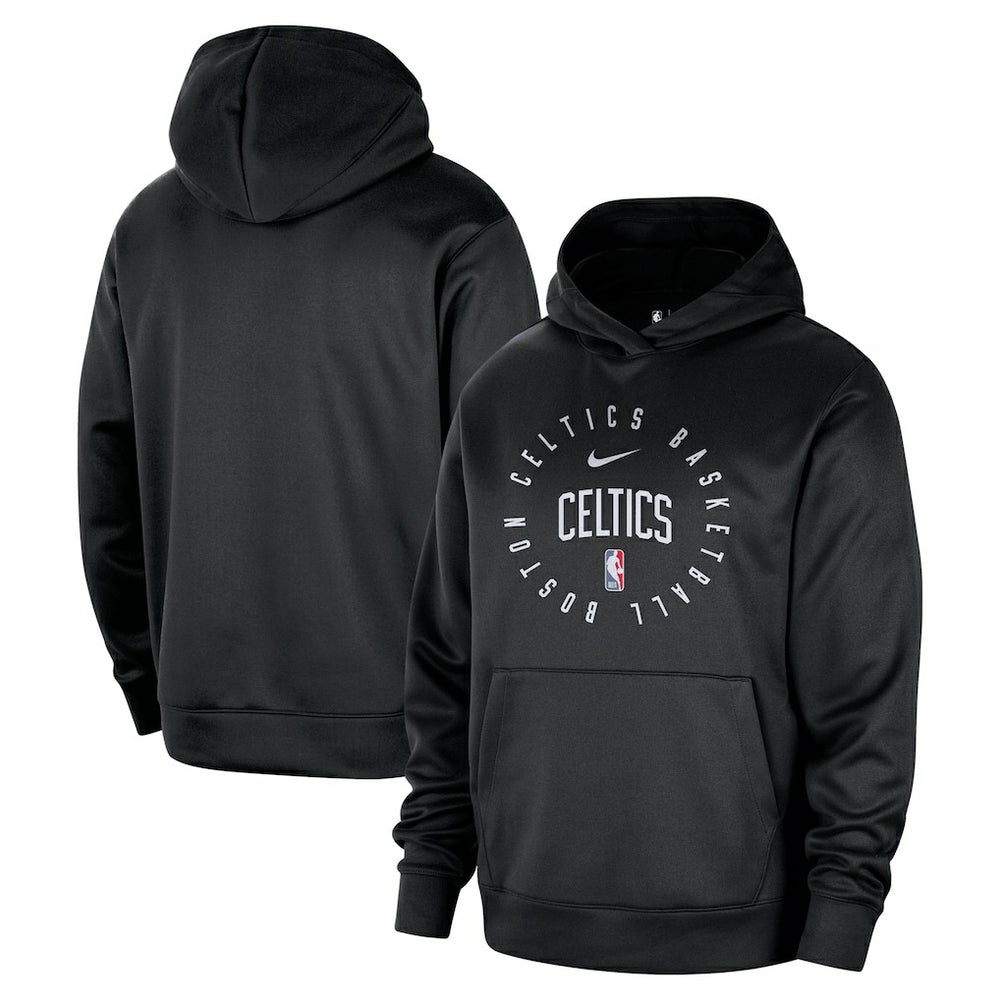 Boston Celtics 2024/25 Spotlight On-Court Practice Performance Pullover Hoodie - Black | Nike on sale