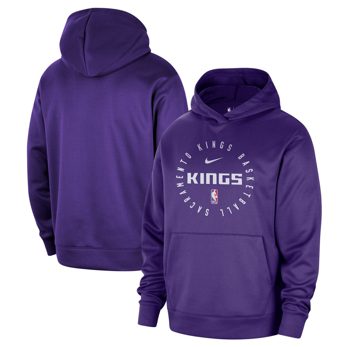Sacramento Kings 2024/25 Spotlight On-Court Practice Performance Pullover Hoodie - Purple | Nike discount