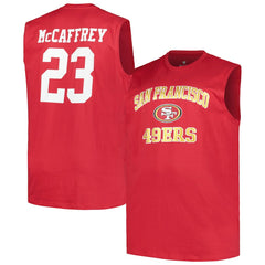 NFL San Francisco 49ers Christian McCaffrey  Big & Tall Muscle Tank Top