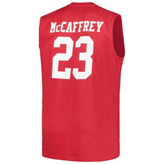 NFL San Francisco 49ers Christian McCaffrey  Big & Tall Muscle Tank Top