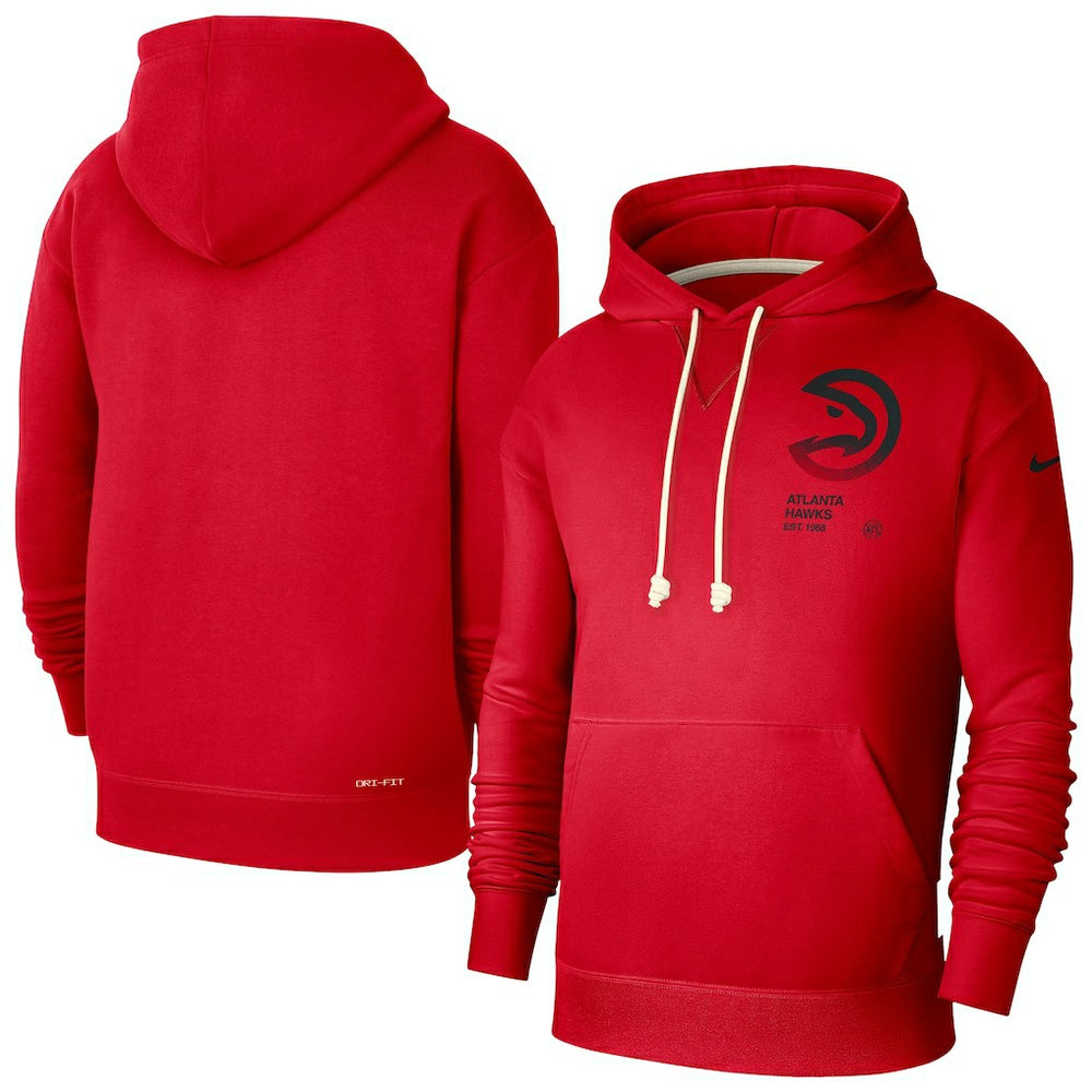 Atlanta Hawks Courtside Standard Issue Premium Performance Pullover Hoodie - Red | Nike on sale