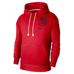 Atlanta Hawks Courtside Standard Issue Premium Performance Pullover Hoodie - Red | Nike on sale