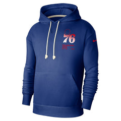 Philadelphia 76ers Courtside Standard Issue Premium Performance Pullover Hoodie - Royal | Nike cheap