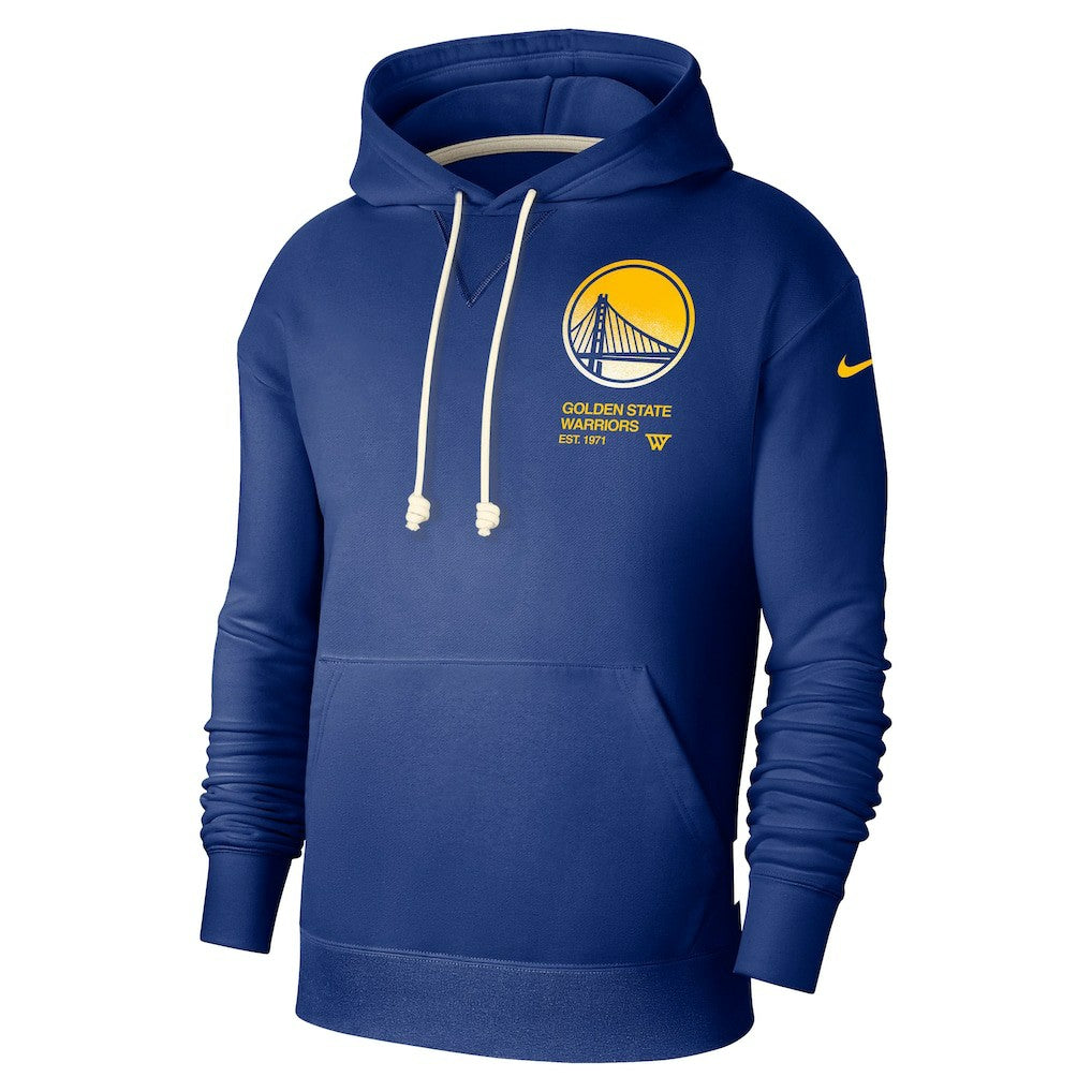 Golden State Warriors Courtside Standard Issue Premium Performance Pullover Hoodie sale - Royal | Nike sale