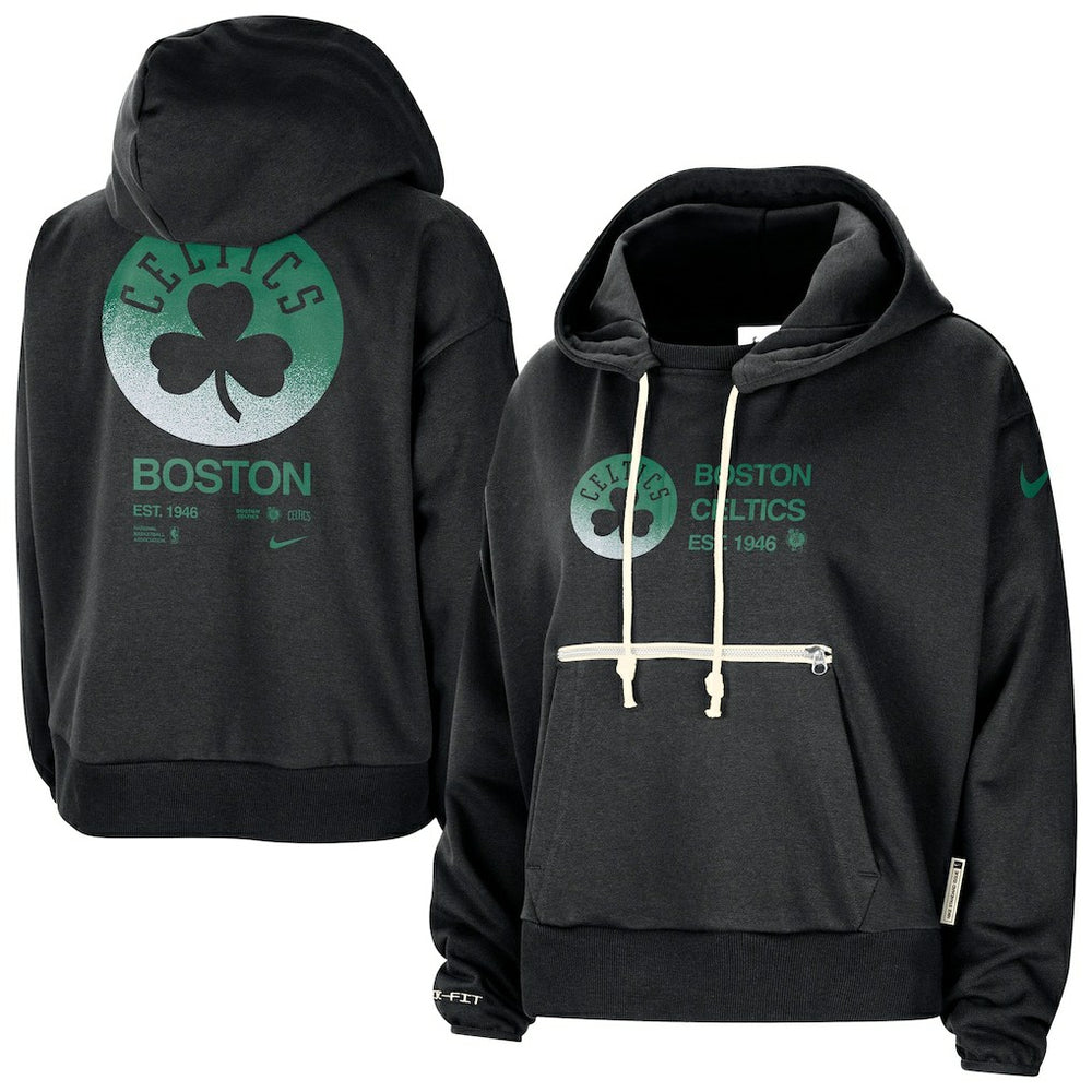 Boston Celtics Women's Courtside Standard Issue Performance Pullover Hoodie - Black | Nike online