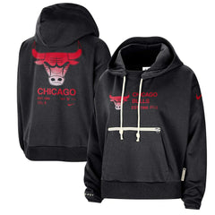 Chicago Bulls Women's Courtside Standard Issue Performance Pullover Hoodie - Black | Nike online