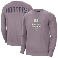 Charlotte Hornets Jordan Brand Courtside Statement Edition Heavyweight Pullover Sweatshirt - Purple shop