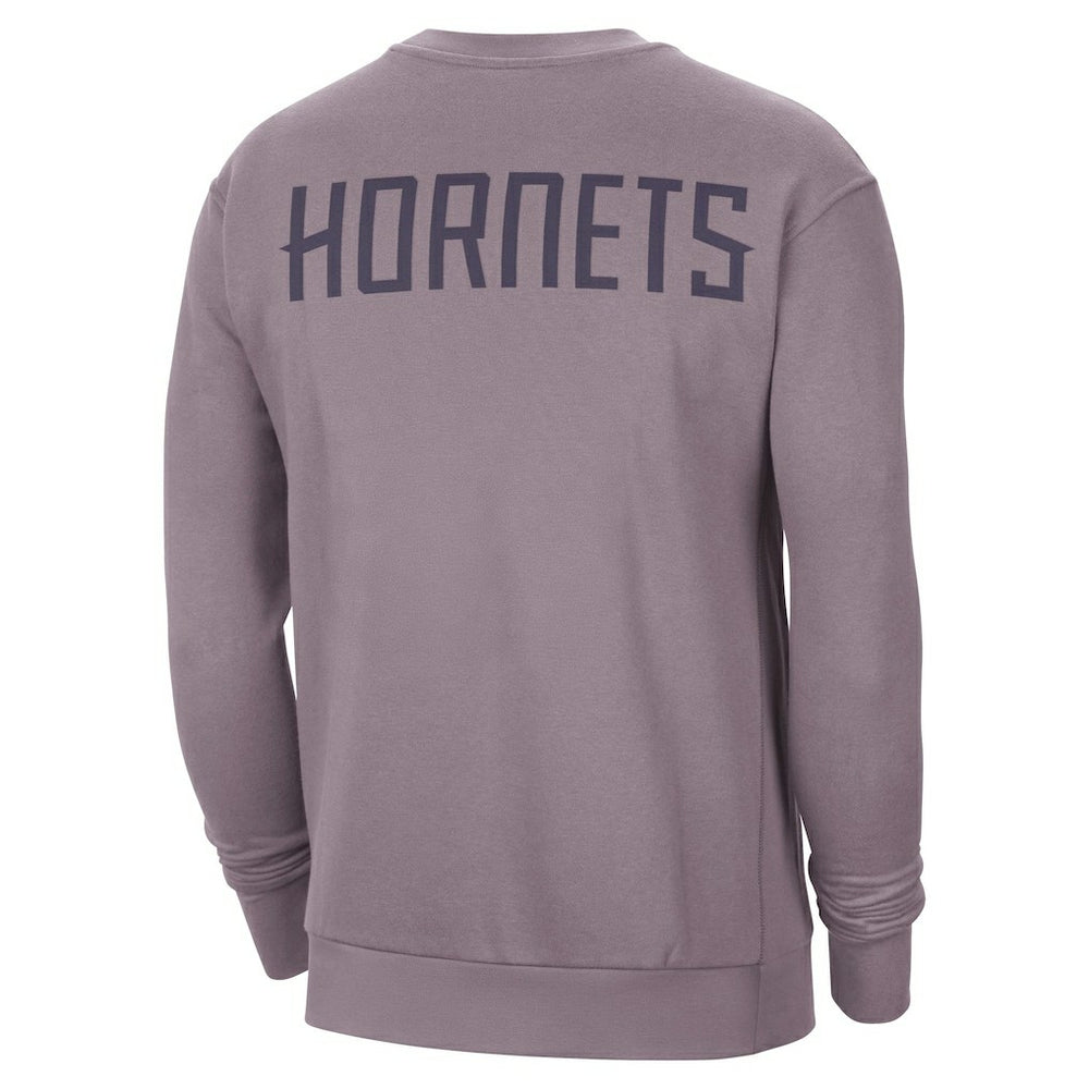 Charlotte Hornets Jordan Brand Courtside Statement Edition Heavyweight Pullover Sweatshirt - Purple shop