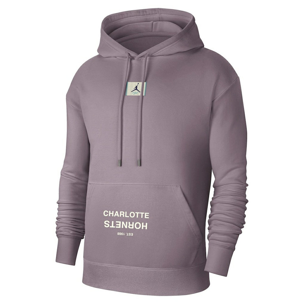 Charlotte Hornets Jordan Brand Courtside Statement Edition Pullover Hoodie - Purple cheap