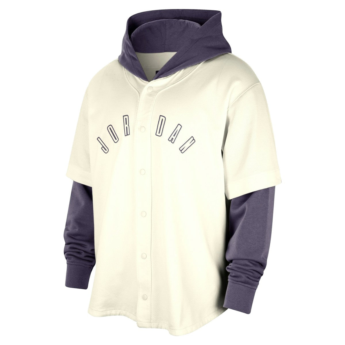 Phoenix Suns Jordan Brand Courtside Statement Edition MVP Jersey Pullover Hoodie - Cream/Purple sale
