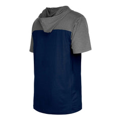 Milwaukee Brewers Active Brushed Hoodie T-Shirt - Navy | New Era