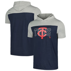 Minnesota Twins Active Brushed Hoodie T-Shirt - Navy | New Era