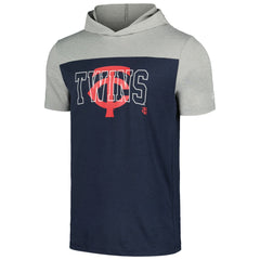 Minnesota Twins Active Brushed Hoodie T-Shirt - Navy | New Era