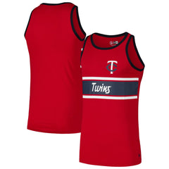 Minnesota Twins Jersey Ringer Tank Top - Red | New Era