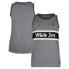 Chicago White Sox Jersey Ringer Tank Top - Gray | New Era