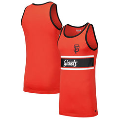 San Francisco Giants Jersey Ringer Tank Top - Orange | New Era