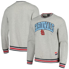 St. Louis Cardinals Throwback Classic Pullover Sweatshirt - Heather Gray | New Era