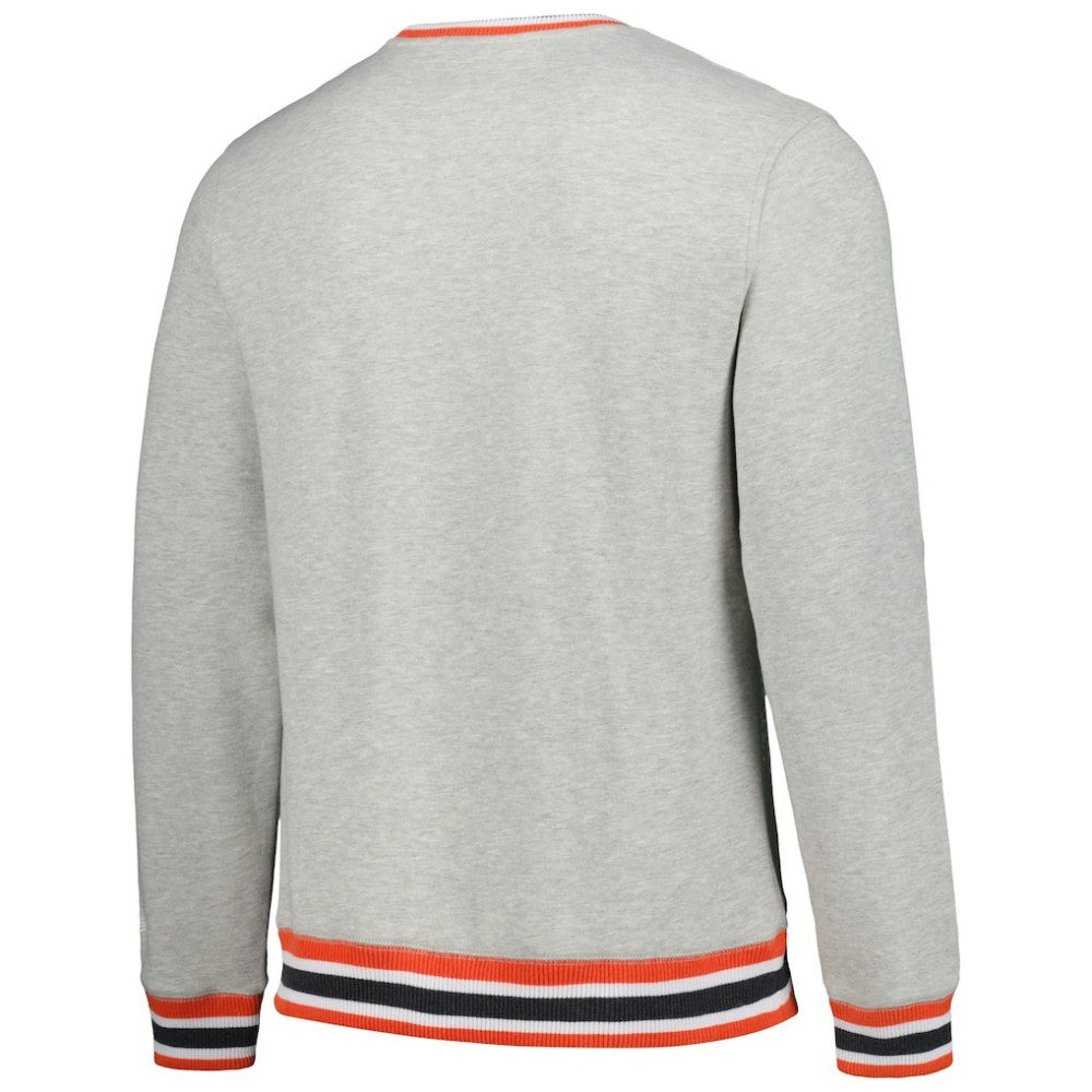 Baltimore Orioles Throwback Classic Pullover Sweatshirt - Heather Gray | New Era