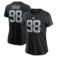 NFL Las Vegas Raiders Maxx Crosby  Women's Player Name & Number T-Shirt
