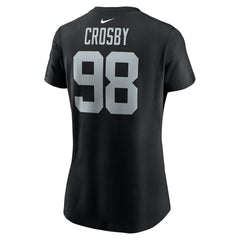 NFL Las Vegas Raiders Maxx Crosby  Women's Player Name & Number T-Shirt