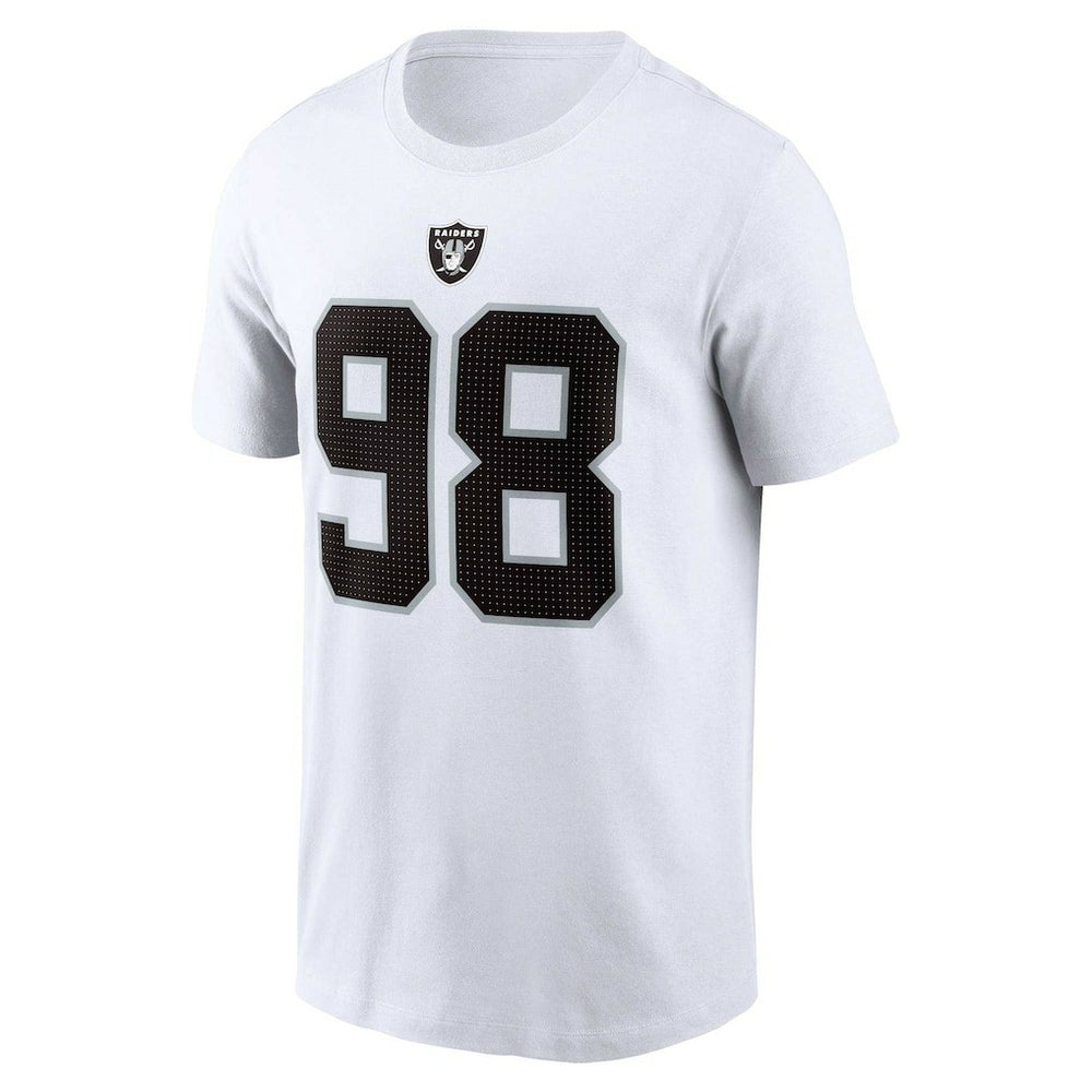 NFL Las Vegas Raiders Maxx Crosby  Player Name & Number T-Shirt