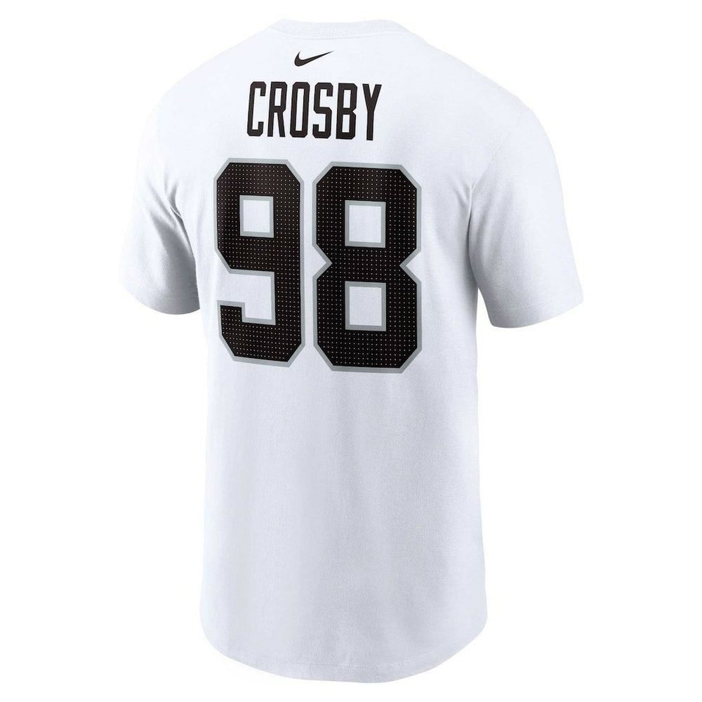 NFL Las Vegas Raiders Maxx Crosby  Player Name & Number T-Shirt