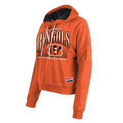 NFL Cincinnati Bengals Women's Boxy Pullover Hoodie