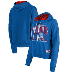 NFL New England Patriots Women's Throwback Boxy Pullover Hoodie